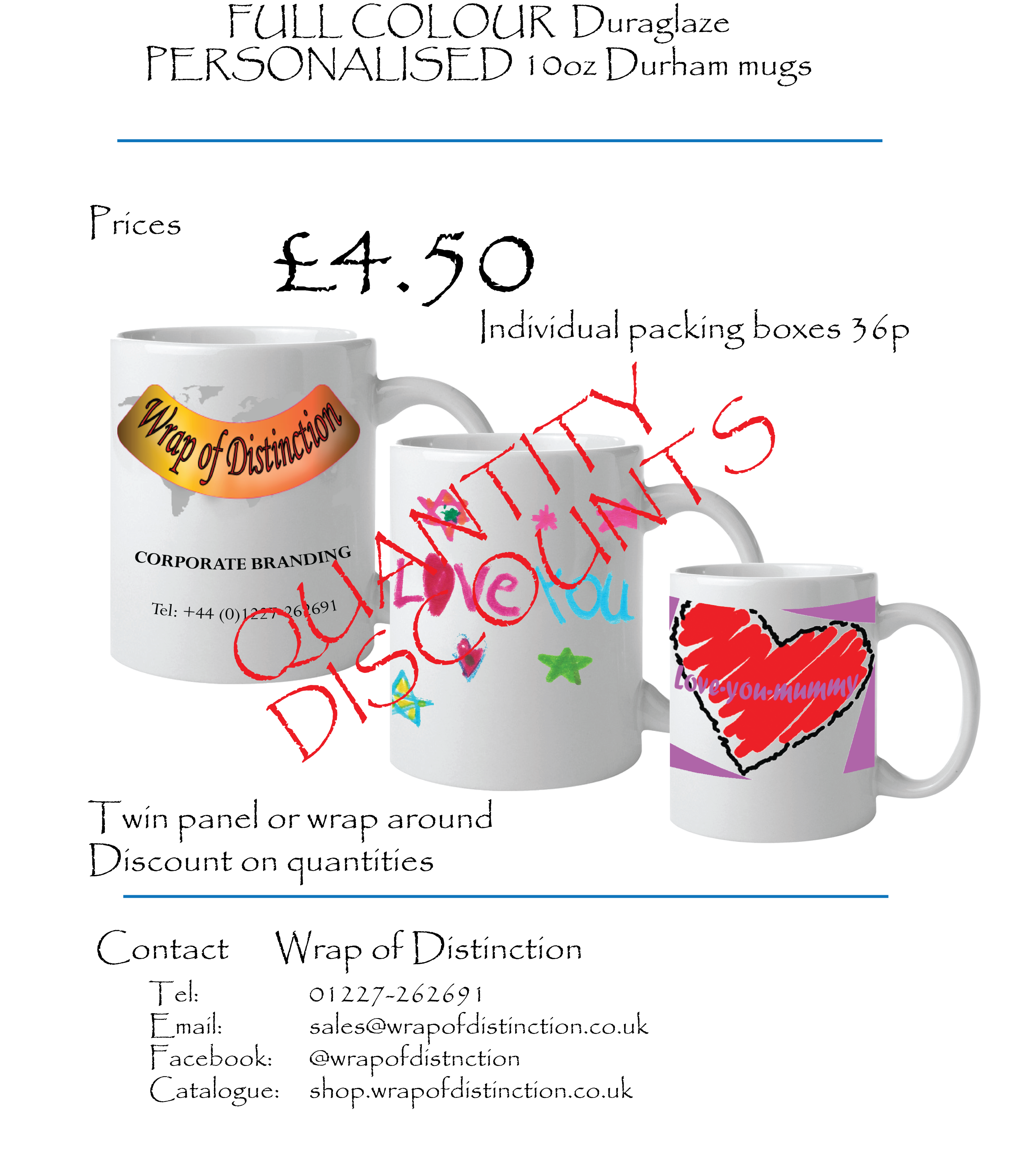 Mug pricing